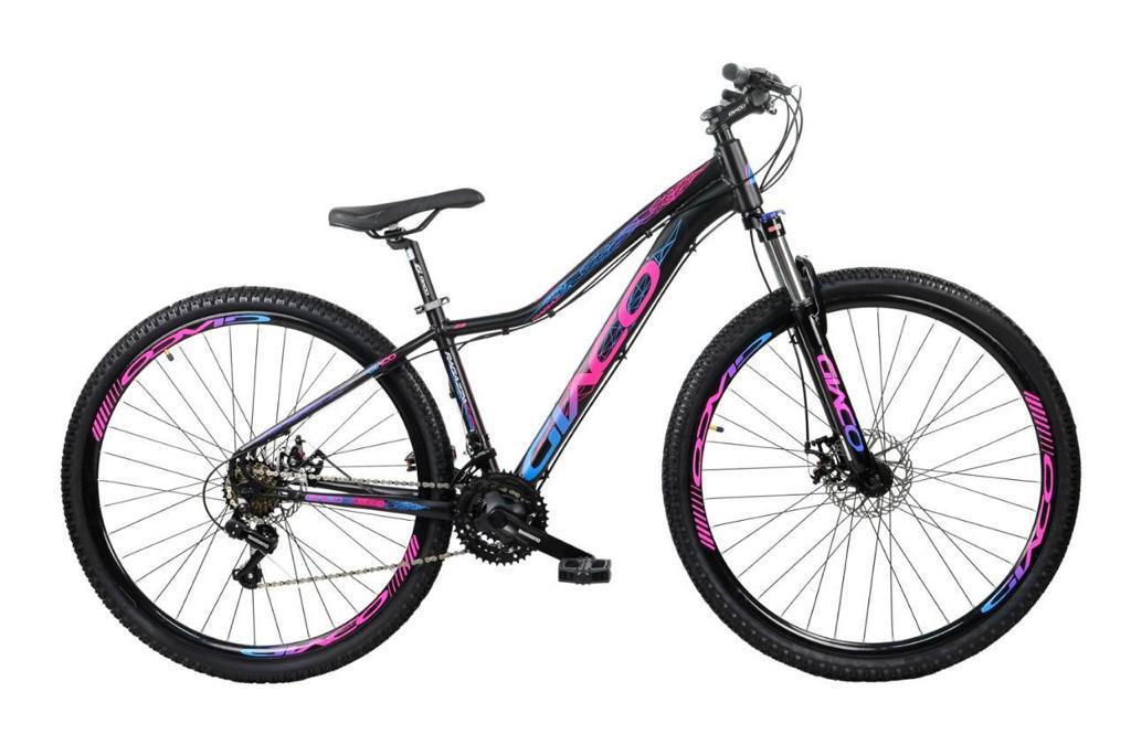 Bicicleta Giaco Rosa e Preto aro 29 na WH Bikes